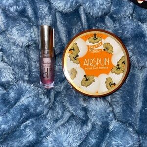 Airspun Loose Face Powder and Essence Lip Oil Set